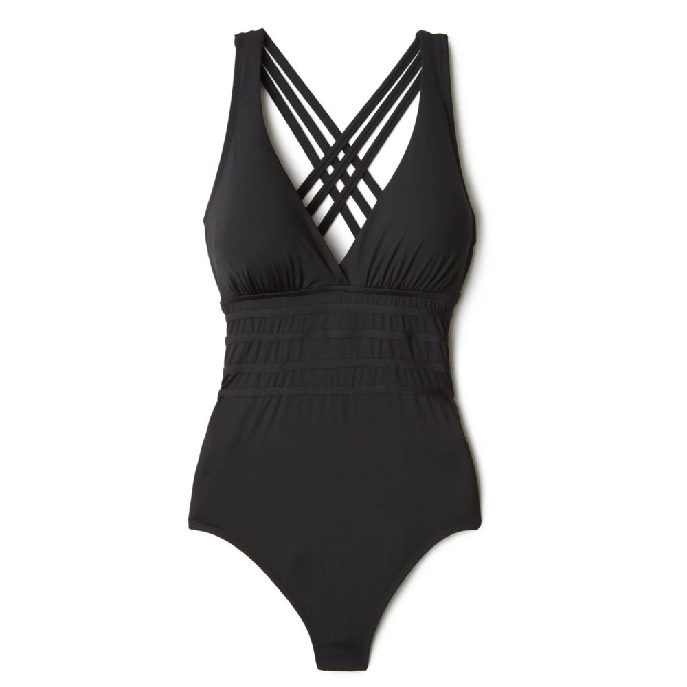 La Blanca Women's Island Goddess Multi Strap Cross Back One Piece Swimsuit 16